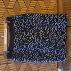 Animal Jaquard Pencil Skirt